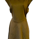 Urban Outfitters Women's Medium Olive Green Open Back Mini Dress Night Out NWT Photo 0