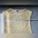 Dressy gold sequined top 🌟🌟🌟 Size L Photo 8