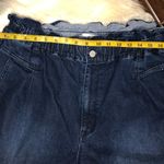 Vintage America dark denim paperbag Jeans sz 20 Blue Photo 4