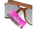Trend Sunglasses Women's One Size Round Pink Gold Accents Shades UV400 NWT NEW Photo 7