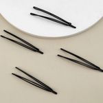 4pc Solid Hair Clip Set Photo 2