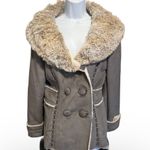 Sonoma Life+Style Faux Fur Coat Size Medium Photo 0