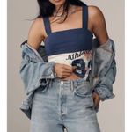 Maeve  Anthropologie Reworked Sporty Tank Top Size M Photo 3