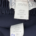 Vintage Platinum Satin Floral Maxi Skirt Crop Jacket Top Set Blue Multi Medium Photo 12