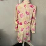 Esprit Rain Coat Trench in Watercolor Yellow/ Pink Floral Print S Dopamine Photo 2