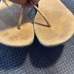 Tory Burch ‎ Emmy Leather Thong Sandals Size 10.5 Flat Logo Photo 7