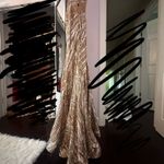 Jovani prom dress 22314 gold and silver sequin Size 00 Photo 6