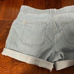 Lee  Total Freedom Striped Jean Shorts Size 6 Photo 2