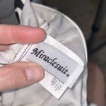 MiracleSuit  Women’s Black White Tankini‎ Swimsuit Top Size 10 Photo 6