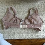 Victoria's Secret  Cream and Pink Lace Bralette Photo 2