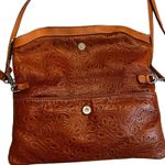 Borse In Pelle Genuine Leather Artisan Stamped Leather Crossbody Bag Photo 6
