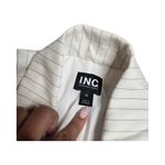INC  International Concepts Cream Pinstripe Cropped Blazer Size: XL NEW Photo 4