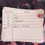 Colorful Leggings Small Floral Abstract Activewear Workout Gym Yogo Pilates Purple Photo 12