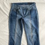 BLANK NYC two-tone split hem mid rise jeans Photo 6