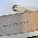 Nine West Vintage Cream Gold Tone Studded Belt Womens XL Boho Fall Western Photo 7