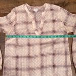 A New Day Plaid Long Sleeve Blouse Photo 9