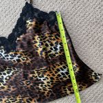 Victoria's Secret Vintage Y2K Victoria’s Secret Satin Cropped Leopard Print Lace Trim Cami Size M Photo 3
