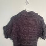Nine West Jeans Turtleneck Sweater Dark Gray Cableknit S Photo 5