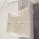 Indah Cole Mini Skirt / Tube Top in Ivory Size S Retail $114 Photo 10