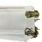 Vintage 1940s Coro Pastel Yellow Pearlized Pink Aurora Borealis Clip Photo 2