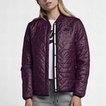 Nike Primaloft Huarache Run Quilted Bomber Jacket Purple Large Photo 0