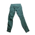 Lululemon  Size 8 High Times Essential Rhythm‎ Lace Up Side Leggings Rare Green Photo 4