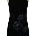 CDC Dress 6 Black Cocktail Floral Sleeveless‎ Party Evening Glam Photo 0