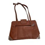 Marc Chantel Y2K Women's‎ Brown Genuine Leather Western Shoulder Bag Photo 1