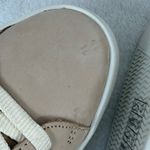 Soludos Women's Ibiza Sneakers Leather Tan White Accent Lace Up Casual Shoes 9.5 Photo 12