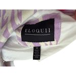 Eloquii Purple White Floral Linen Blend Jacket Blazer Sz 26 Photo 2