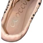 Ccocci  Lucia Espadrille Lace Up Shoes Animal Print Tan Black Size 6 Sneaker Photo 3