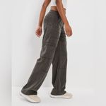American Eagle AE Womens Dreamy Drape Stretch Super High-Waist Baggy Wide Leg Cargo Pants Sz 12 Photo 2