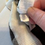 Loft  Striped‎ Poncho Sweater Womens Size XS Cream Brown Cowl Neck Photo 4