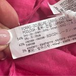 ZARA  PINK MAGENTA BEADED LINEN BLEND MINI DRESS OPEN BACK SZ M Photo 10