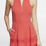 EXPRESS Coral Sleeveless Dress size 4 Photo 0