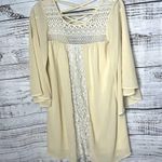 Flying Tomato  Cream & White Lace Dress Boho Flowing Med Photo 0