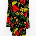 Susan Graver  Tropical Print Crinkle Coverup XL Photo 1