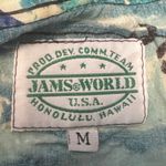 Jams World VTG Multicolor Africa Map Print Sleeveless Hawaiian Shirt Boho Medium Photo 14