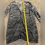 Faded Glory () Y2K Zebra Animal Print Button Cardigan: Size Small Photo 4