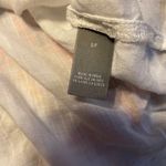 Aerie Light Weight Shear White 1/4 Button Blouse Size Small Oversized Photo 4