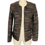 L'Agence L’Agence Bouclé Wool Alpaca Jacket French Chic Tweed Blazer Size 2 Photo 4