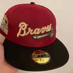 New Era Cap Hat club noho exclusive Rushmore saucy Atlanta braves 2000 all star game patch size 7 1/8 brand new  Photo 0