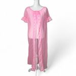 Vintage Peignoir Nightgown Robe Set Pink Photo 5