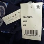 Trina Turk NWT Womens  Lace Up V-Neck Cold Shoulder Pool Swim Cover-Up - XS Photo 5