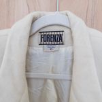 Forenza VTG  Womens Cashmere Blend Blazer Size 12 Cream Classic Quiet Luxury Photo 3