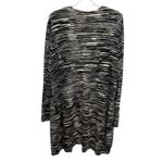 Chico's Chico’s Open Front Long Line Black White Cardigan Size 3 XL Elevated Basics Photo 1