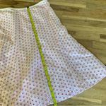 Sigrid Olsen  White & Pink Eyelet Skirt 14 Photo 3