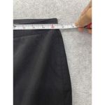 EXPRESS Women's Trumpet Skirt Solid Black Size 10 Pleated Hem Wool Blend Photo 6