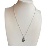 Charter Club  Silver Leaf Necklace Photo 0