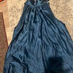 Bishop and Young  Women's Satin Tie Neck Halter Blouse Top Size L Photo 6